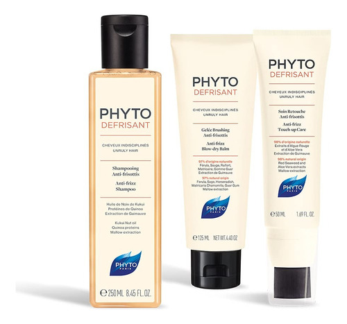 Shampoo Phyto París Anti Frizz De 200 Ml