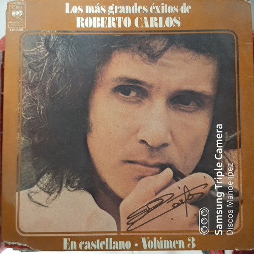 Vinilo Roberto Carlos Castellano Grandes Exitos Vol 3 A M5