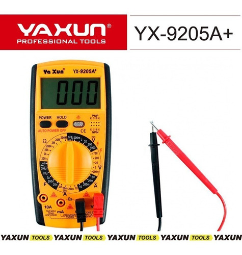 Tester Multimetro Digital Yaxun Yx-9205a+