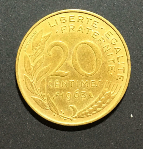 Francia 20 Centimes De 1963