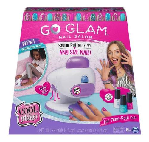 Kit Maquina Estampadora De Uñas Para Niñas Cool Maker 