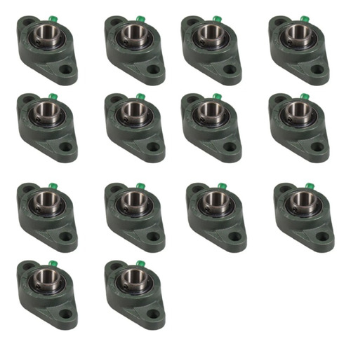 14 Chumaceras Cocol 1 1/8 Pulgada Ucfl206-18 Pared 2 Tornill