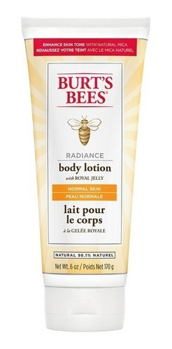 Imagen 2 de 2 de Loción Corporal Burt's Bees Radiante 170 Gr