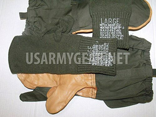 Guantes Militares Frío Trigger Finger Caza Sniper Talla L.