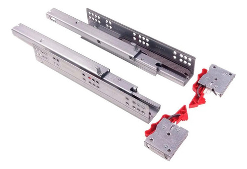 Corrediça Para Gaveta Invisa Gt2 Extraçâo Total 350mm Hafele