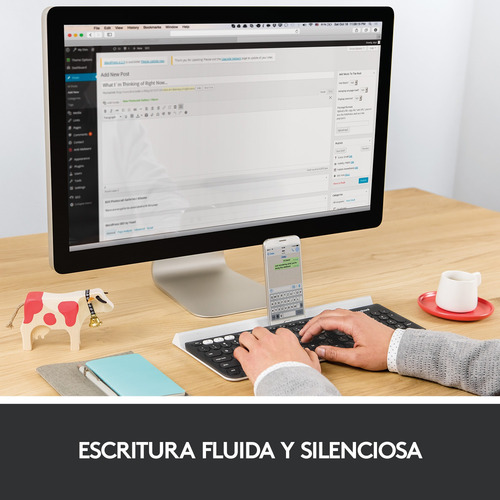Teclado Inalámbrico Bluetooth Multidispositivo K780 Negro