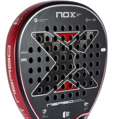 Pala Nox Nerbo Wpt 2023 Color Nergro-rojo