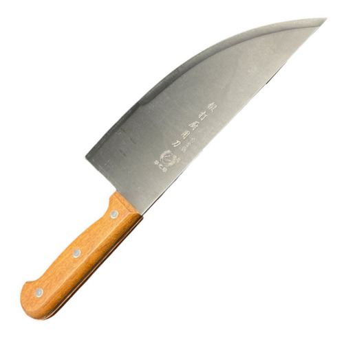 Cuchillo Hacha Cocina Acero Mango Madera Machete Pesado 32cm