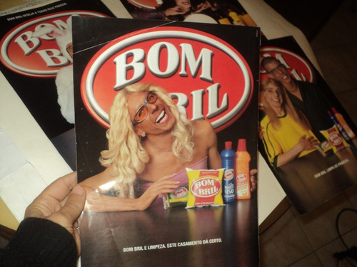 4 Propagandas - Bom Bril - Vinham Na Contra-capa Revista (Usado)