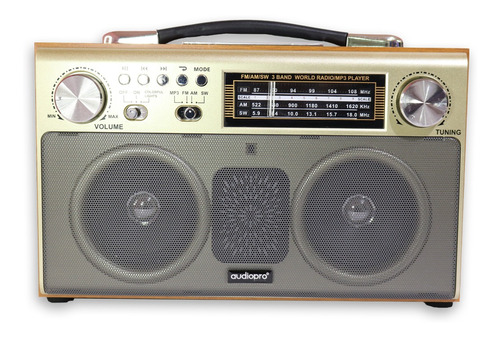 Radio Retro Parlante Bluetooth Portatil Ap2056