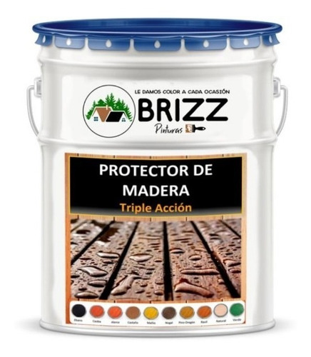 Protector De Madera Brizz - Color Alerce 1 Galón