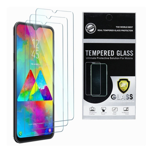 3x2 Mica Cristal Templado 9h Compatible Con Samsung M10