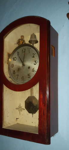 Reloj Campanero Jawaco Antiguo A Cuerda No Esta Funcionando