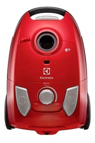Aspiradora Electrolux Con Bolsa Eqp10 Roja Color Rojo/Gris