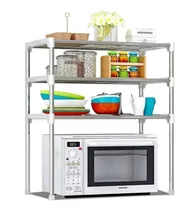 Comprar Estante Para Microondas Repisa Organizador Hogar 3 Niveles ©