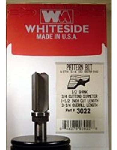 Brocas Whiteside Bits Plantilla 3022a Con Rodamiento De Bola