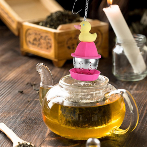 Filtro De Té De Malla Resistente Con Forma De Colgante Para