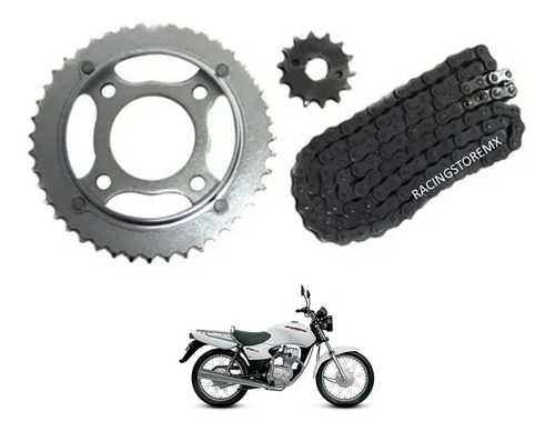 Kit De Arrastre Cadena Reforzada Honda Cargo Cg 125