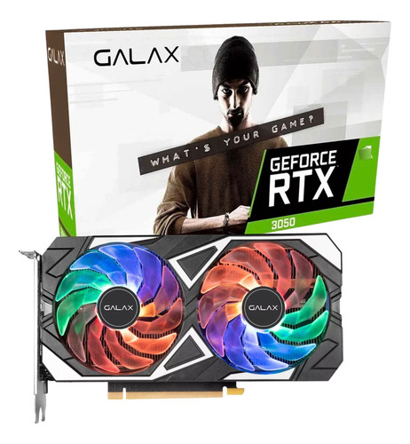 Placa de vídeo Nvidia Galax GeForce RTX 30 Series RTX 3050 35NSL8MD6YEX 8GB