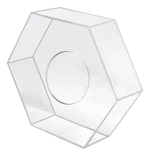 Aa Caja De Centro De Mesa Hexagonal De Soporte De Pastel