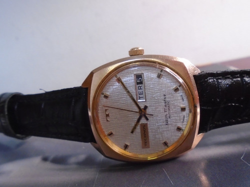 Technos Antigo Slim Master Cal As 1876 Guilhoche Gold Filled