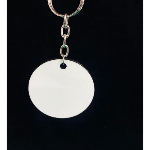 100 Llaveros De Mdf Para Sublimar Doble Cara 5cm Circulo