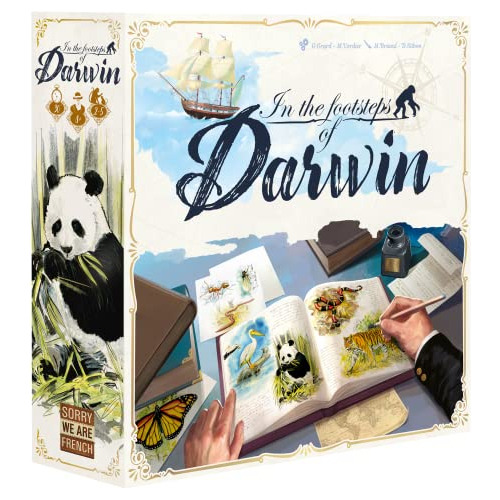 En Los Pasos De Darwin Silencio Azulejo Juego De Mesa Cpv9t