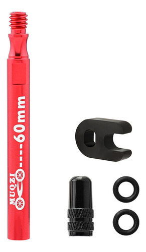 2 Accesorios De Vástago De La Válvula De La 1pc Rojo 60mm