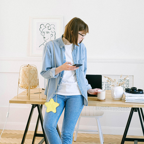 Bolso Bandolera Star Para Mujer, Bolso De Hombro Moderno