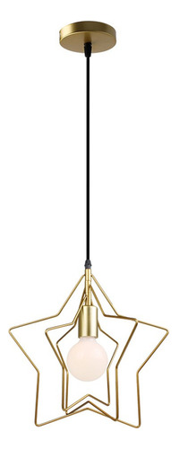 Colgante Lámpara Moderna Estrella 32cm 40w .