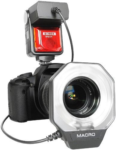 Bower Sfd14c Canon E-ttl 2 Macro Ring Flash