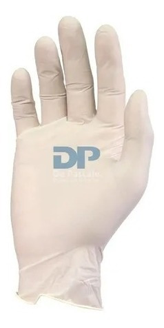 Imagen 2 de 9 de Guantes Latex Descartables Polvo Examinacion Caja X100 9/xl