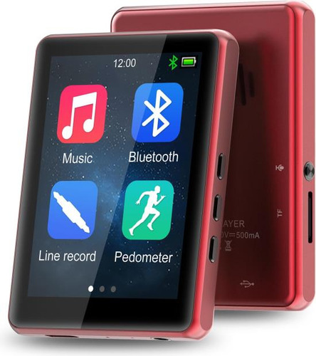 Reproductor Mp3 De 32 Gb Con Bluetooth 5.3, Pantalla Táctil 