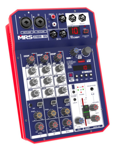 Mrs Studio 8fx - Mezclador Mixer De 8 Canales