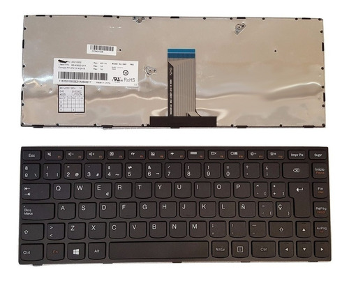 Teclado Original Lenovo G40-70 G400s G405s (frame Corto)