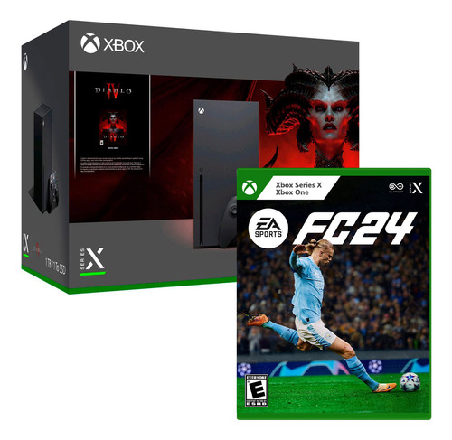 Consola Xbox Series X 1 Tb Bundle Diablo Iv + Ea Sport Fc 24