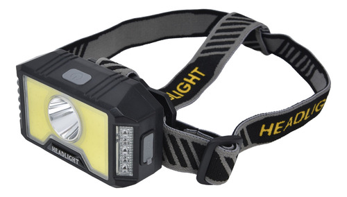 Faro Led Cob, Multimodo, Carga Usb, Cabezal Impermeable