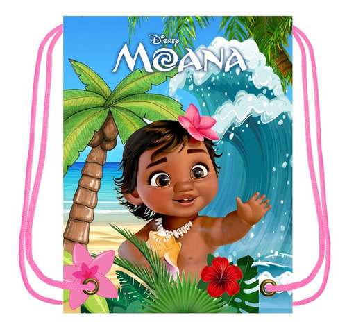 50 Moana Morral Dulcero Personalizados Fiestas Infantiles!!