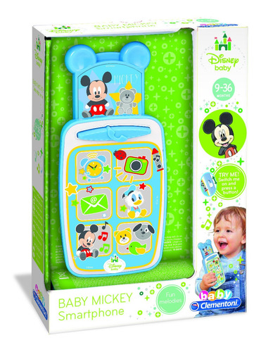 Smartphone Baby Mickey Melodias Telefono Disney Clementoni