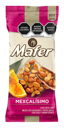4 Pack Cacahuates Mexcalisimo Mafer 160gr