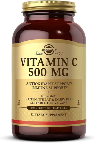 Vitamina C 500 Mg Solgar - Unidad a $836