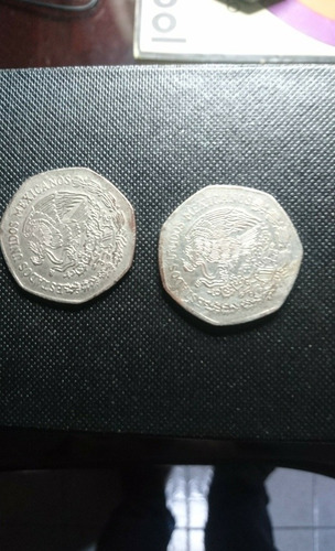 2 Monedas De Colección De Diez Pesos Hidalgo De 1976 81