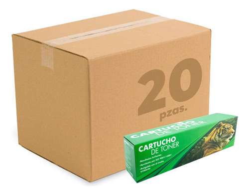 Caja 20 Pza Toner 12a Con Chip Compatible Con 3020