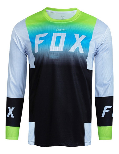 Jersey Fox  Motocross Downhill Enduro Trial Confor Negro