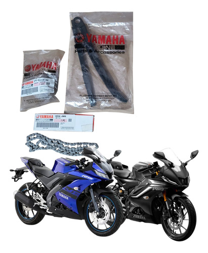 Kit Cadena De Distribución, Guías Y Tensor Yamaha R15 V3/v4