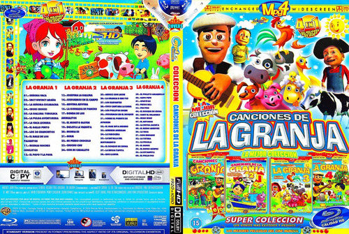 Canciones De La Granja  4 Dvd