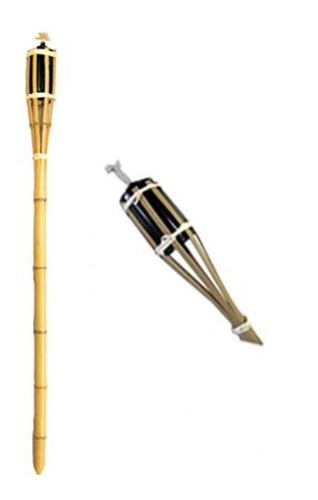 Kit 6 Tocha Bambu 90 Cm Iluminação Festas Decoração Jardim