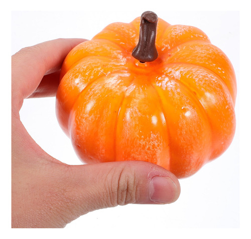 12 Unidades De Calabazas Artificiales Artificiales Realistas
