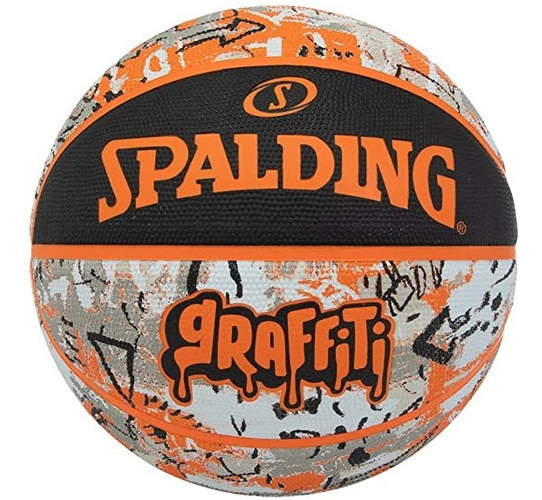Balón de básquetbol Spalding NBA Graffiti nº 7 color orange para  entrenamiento de exterior
