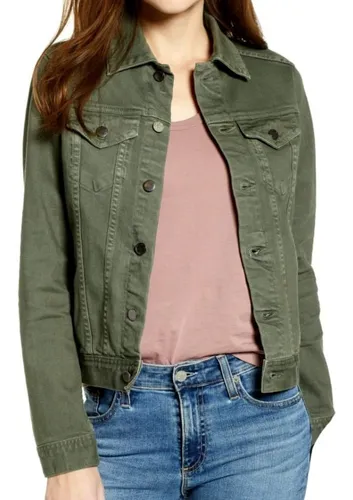 Campera Elastizada Verde Militar Talle Especial